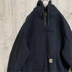 カーハート　フーディーハーフジップパーカー スウェット　メンズXL  メキシコ製