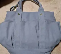 お*ち様 2wayショルダーバッグ　グレー