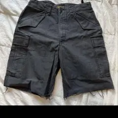 FAT ブラックカーゴパンツ