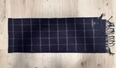Brooks Brothers ネイビー マフラーカシミヤスコットランド製
