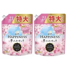 レノアハピネス 夢ふわタッチ さくらの香り 詰め替え 685ml×2