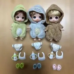 リカちゃん　すみっコぐらし　三つ子