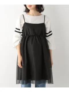 マタニティ　キャミビスチェチュニック　レプシィム　チュールのサムネイル