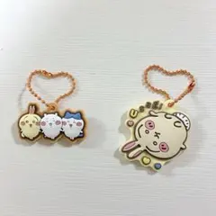 ちいかわ　ぷっくりラバマスグミ　ハチワレ　うさぎ　ラバーキーホルダー　セット
