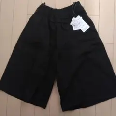 ブラックハーフパンツ 110cm