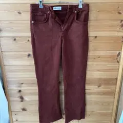 ZARA ブラウン フレアデニムパンツ EUR36