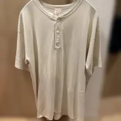 Healthknit ヘンリーネックTシャツ XL ナチュラル