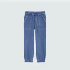 UNIQLOデニムベイカージョガーパンツ140