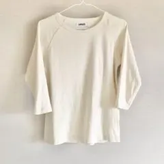 OMNES 七分袖 カットソー ホワイト