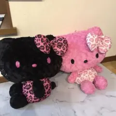 激レア　ハローキティ ヒョウ柄ぬいぐるみ 大きめ