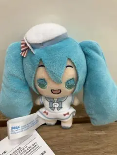 初音ミク×シナモロール　マスコット　マリンスタイル