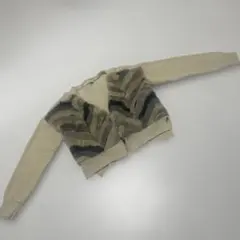 KBF 長袖カーディガン ベージュ/グレー/ピンク