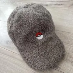 ポケモン モンスターボール刺繍 ボアキャップ グレーチャオパニックコラボ