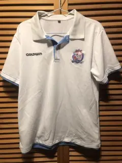 J2!非売品　GOLDWIN カターレ富山　選手支給品　ポロシャツ　白　L