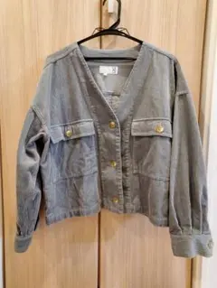 LAKOLE グリーン コーデュロイ　セットアップ