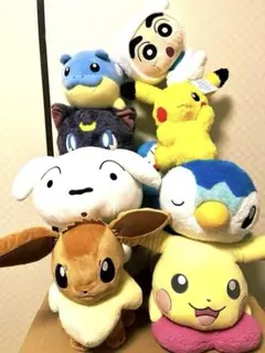 乱*花様 ぬいぐるみ　まとめ売り　アニメキャラクター　ポケモン等　全9点