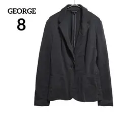 GEORGE 【8】 テーラードジャケット　チャコールグレー　オフィスカジュアル