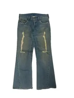 y2kトゥルーレリジョンフレアパンツデニム32/32 中古・古着通販】TRUE RELIGION (トゥルー レリジョン) ホワイト