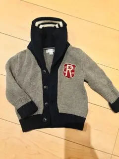ラルフローレンRalph Laurenグレー　カーディガン80cm 12m