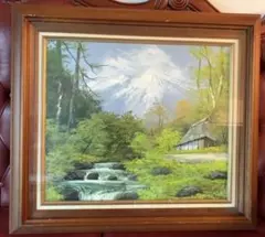 日展作家　川村嘉久作　油絵　『兼六園』 日展作家 川村嘉久作 油絵 『兼六園』 - メルカリ