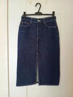ZARA デニムタイトスカート ミディアム丈のサムネイル