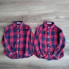 チェックシャツ　セット