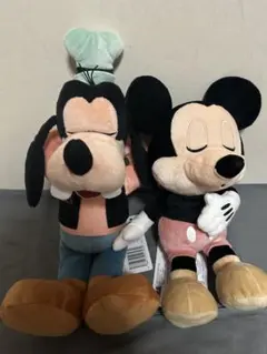 ミッキーマウスとグーフィー ぬいぐるみセット
