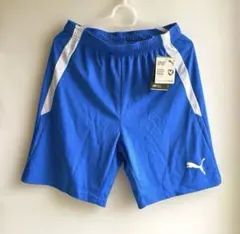 【新品未使用】PUMA／プーマ TEAMLIGAサッカーパンツ 青 S