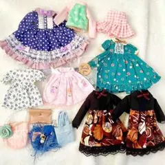 リカちゃんの服 ブライスにも 作家様製 ハンドメイド アウトフィットまとめ売り