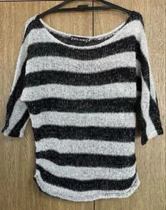 CECIL McBEE 五分袖オフショルダートップス（既着用品）