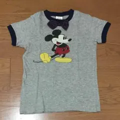 デニム&ダンガリー 蝶ネクタイ ミッキー TEE 130