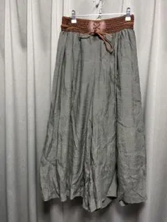 ロングキュロットスカート