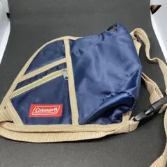 Coleman ボトルホルダー付 ボディバッグ ネイビー