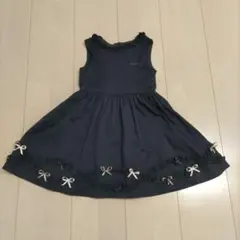 TOCCA ネイビー ワンピース フリル付き