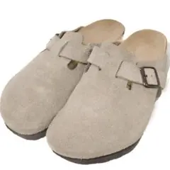 極美品BIRKENSTOCK ビルケンシュトック ボストン 41トープ BIRKENSTOCK Boston taupe ビルケンシュトック ボストン トープ