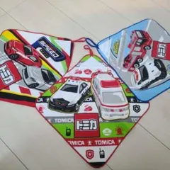 トミカ ループ付タオル 4枚セット 未使用