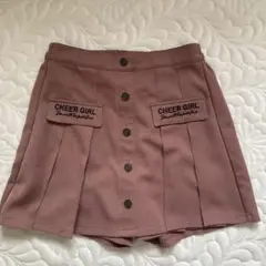 CHEER GIRL ボタン付きスカート ハーフパンツ