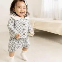 【即日発送】KOHANA BABY 丸襟ヴィンテージセットアップ