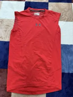 Under Armour レッド ノースリーブ Mサイズ