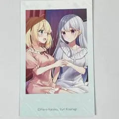 転生王女と天才令嬢の魔法革命 ガールミーツガールノベルフェア チェキ 