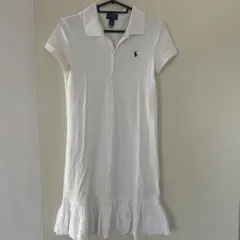Polo Ralph Lauren ホワイト ポロワンピース 半袖のサムネイル