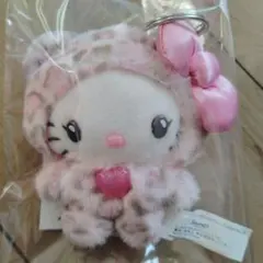 ヒョウ柄　ギャルクマ　ハローキティ　キーホルダー