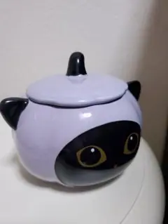 スターバックス　猫ハロウィーンかぼちゃオブジェ　キャニスター