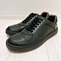美品☆REGAL リーガル レザースニーカー ローカット ブラック 黒 26cm