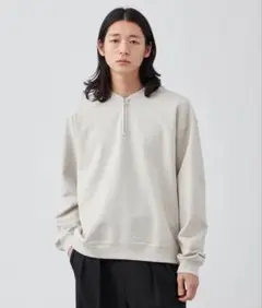 B.C STOCK ジップヘンリーネックスウェットのサムネイル