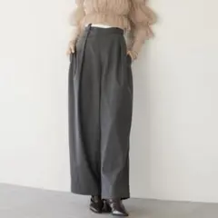 スナイデル　snidel ウエストレイヤードライクパンツ　S
