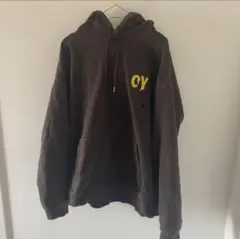OYオーワイスウェットパーカーメンズ長袖ブラウン茶XL