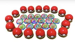 ポケパークカントー ピンズ モンスターボール40個プレミアボール4個 計