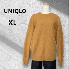 ユニクロ　プレミアムラムクルーネックセーター　XL 男女兼用　イエロー