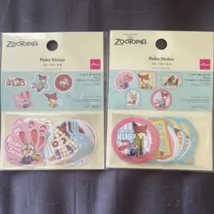 ディズニー ズートピア フレークシール 全2種 ニック ジュディ ラッシュ